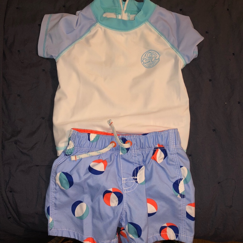 Baby gap swim outfit “swim club”